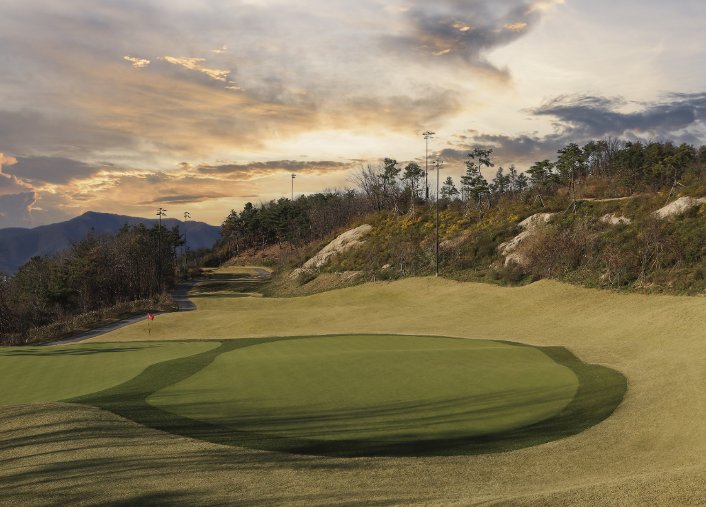 힐마루 골프 코스 그린 전경